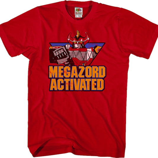 Megazord Activated Mighty Morphin Power Rangers T-Shirt