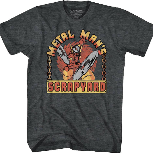 Metal Man's Scrapyard Mega Man T-Shirt