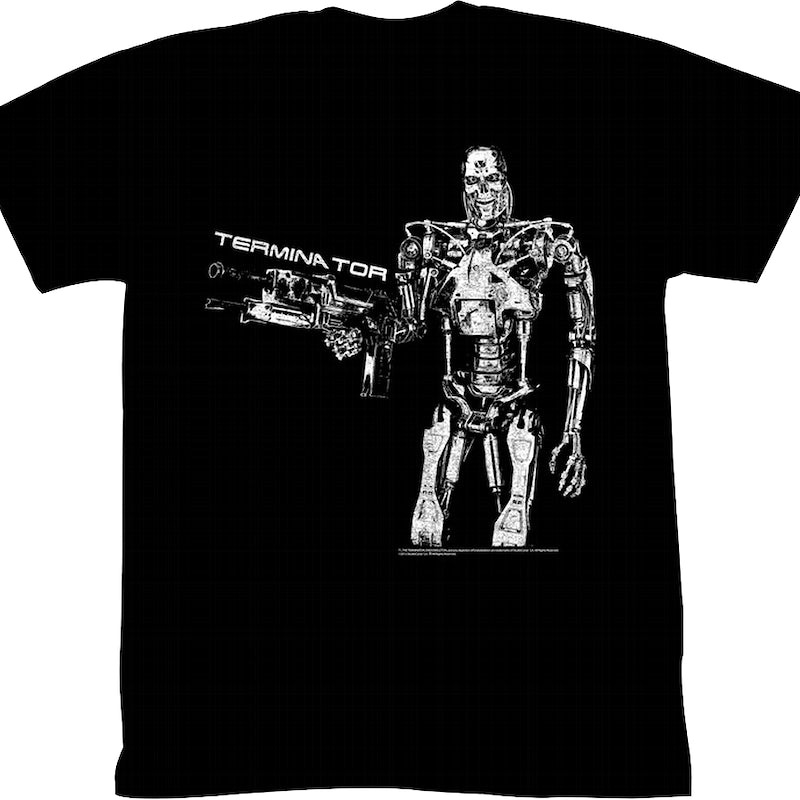 Metallic Skeleton Terminator T-Shirt