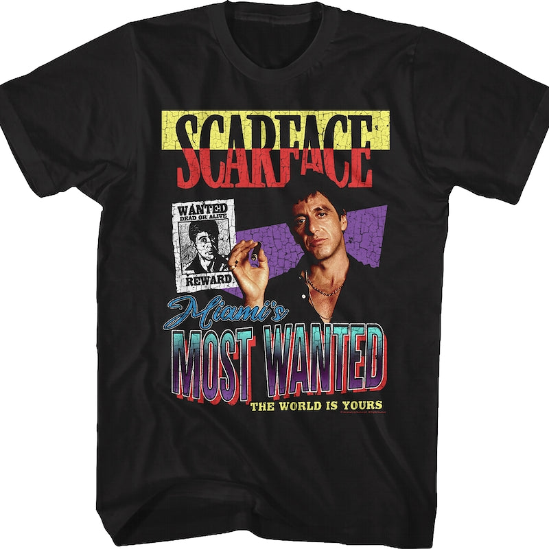 Miami's Most Wanted Scarface T-Shirt