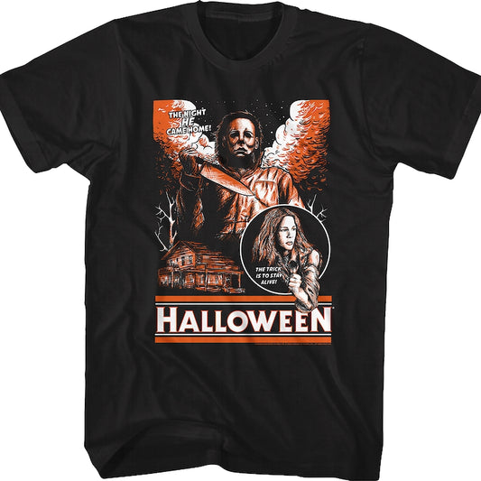 Michael Myers And Laurie Strode Halloween T-Shirt