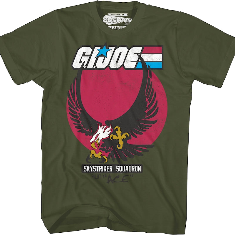 Military Green Skystriker Squadron GI Joe T-Shirt