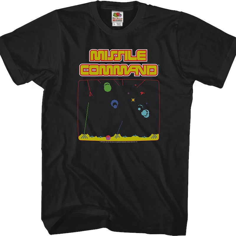 Missile Command Gameplay T-Shirt