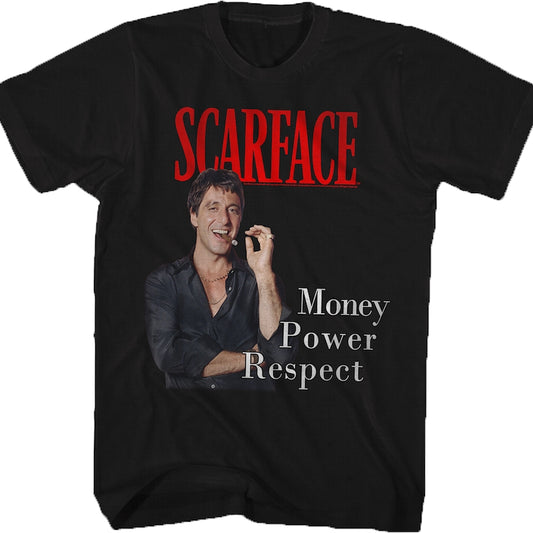 Money Power Respect Scarface T-Shirt