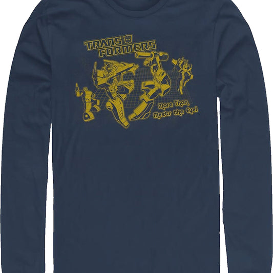 More Than Meets The Eye Transformers Long Sleeve Shirt