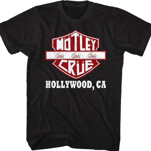 Motorcycle Logo Motley Crue T-Shirt
