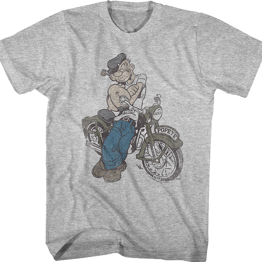 Motorcycle Popeye T-Shirt