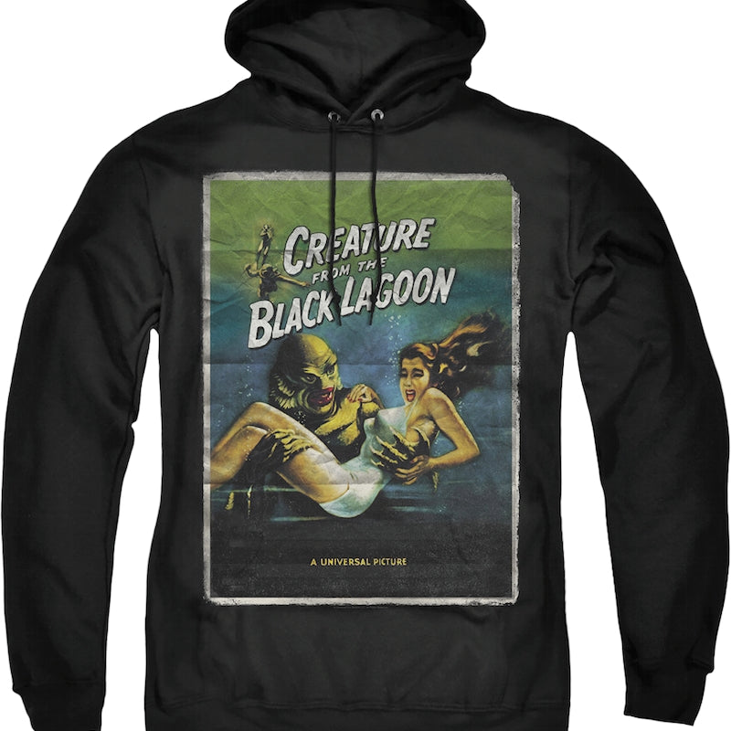 Movie Poster Creature From The Black Lagoon Hoodie