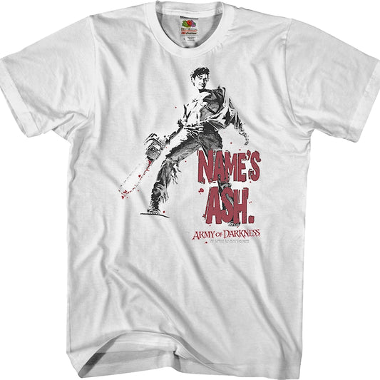 Name's Ash Army of Darkness T-Shirt