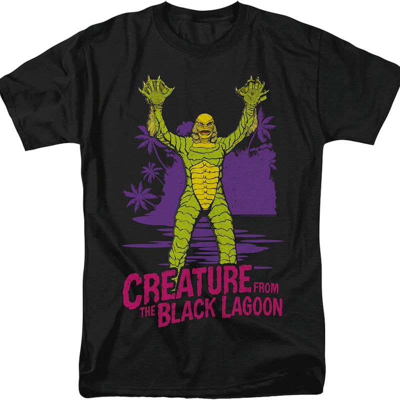 Neon Creature From The Black Lagoon T-Shirt