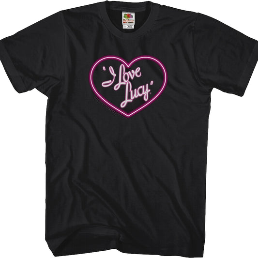 Neon Logo I Love Lucy T-Shirt