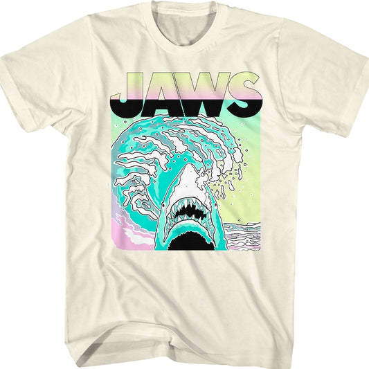 Neon Waves Jaws T-Shirt