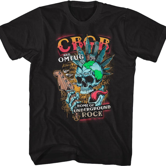New York Skull CBGB T-Shirt