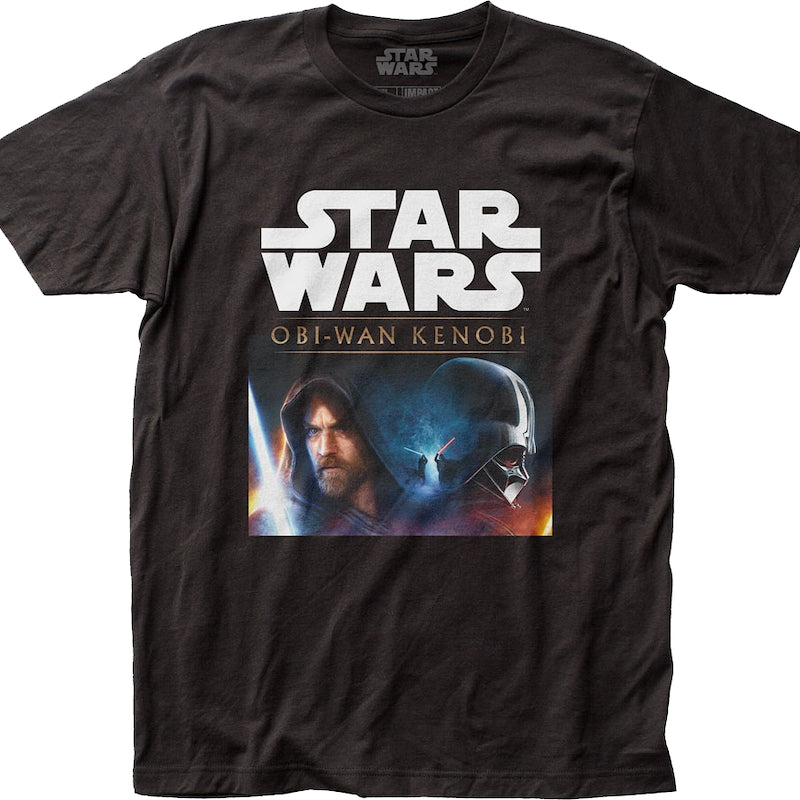 Obi-Wan Kenobi Darth Vader Face-Off Poster Star Wars T-Shirt