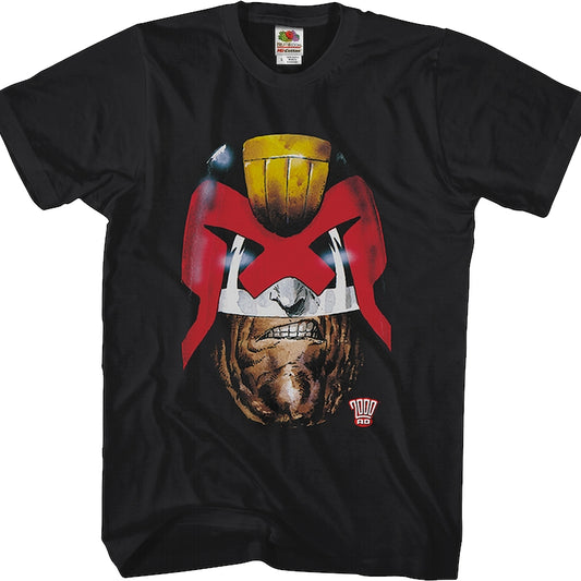 Old Stony Face Judge Dredd T-Shirt