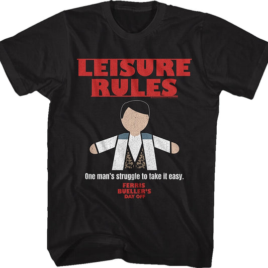 One Man's Struggle Ferris Bueller's Day Off T-Shirt