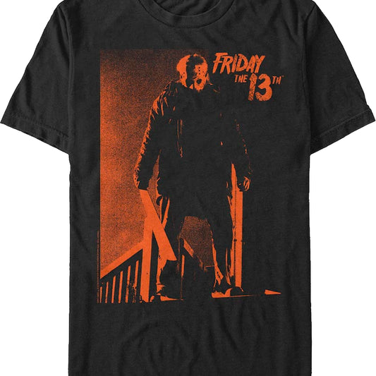 Orange Jason Voorhees Photo Friday The 13th T-Shirt