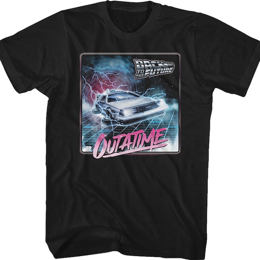 OUTATIME Lightning Storm Back To The Future T-Shirt