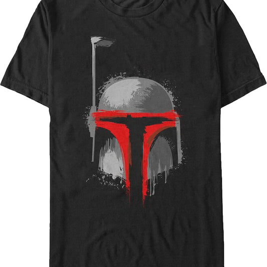 Paint Splatter Boba Fett Star Wars T-Shirt