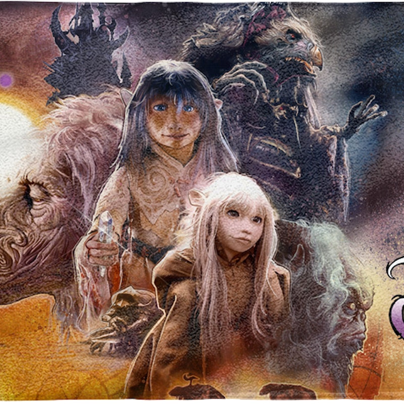 Painted Poster Dark Crystal Towel