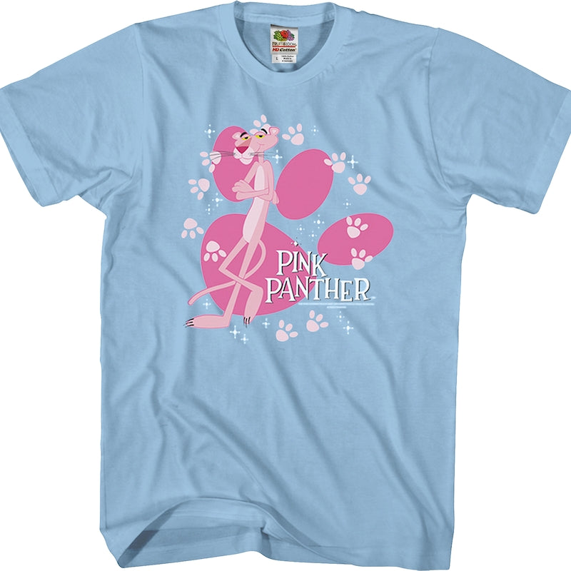 Paw Prints Pink Panther T-Shirt