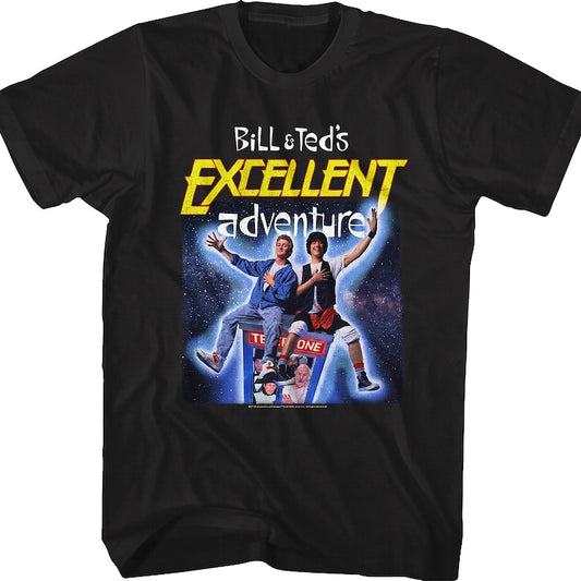 Phone Booth Bill and Ted's Excellent Adventure T-Shirt