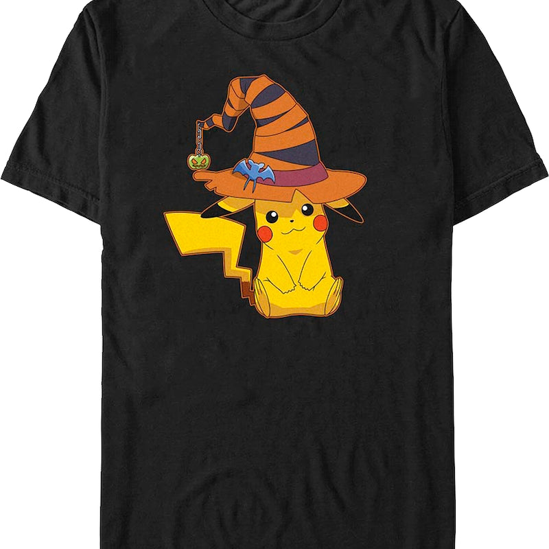 Pikachu Halloween Witch Pokemon T-Shirt