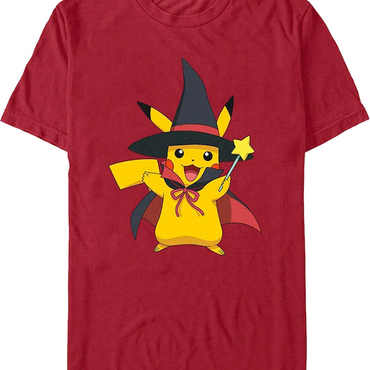 Pikachu Halloween Wizard Pokemon T-Shirt