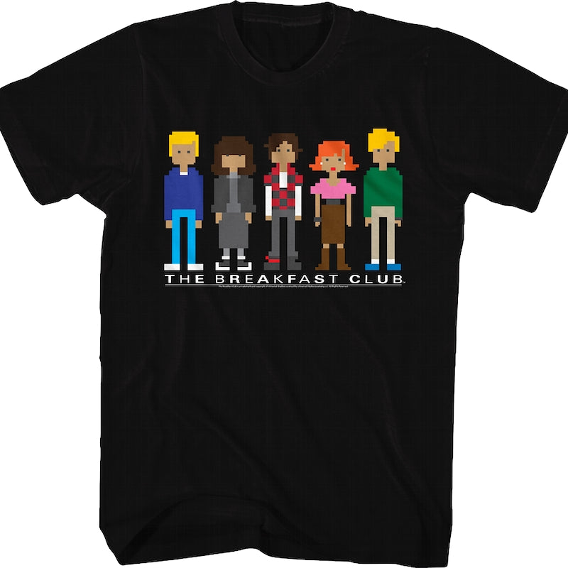 Pixels Breakfast Club T-Shirt