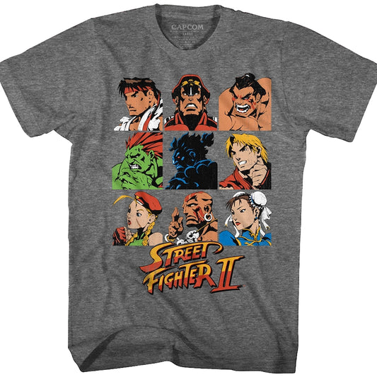 Player Select Street Fighter II T-Shirt