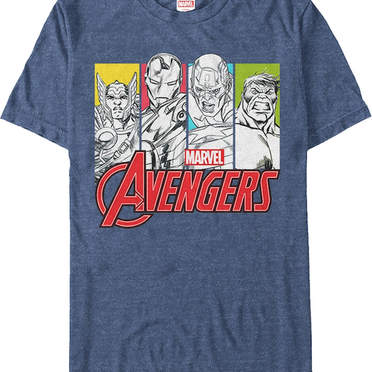 Pop Art Marvel Avengers T-Shirt