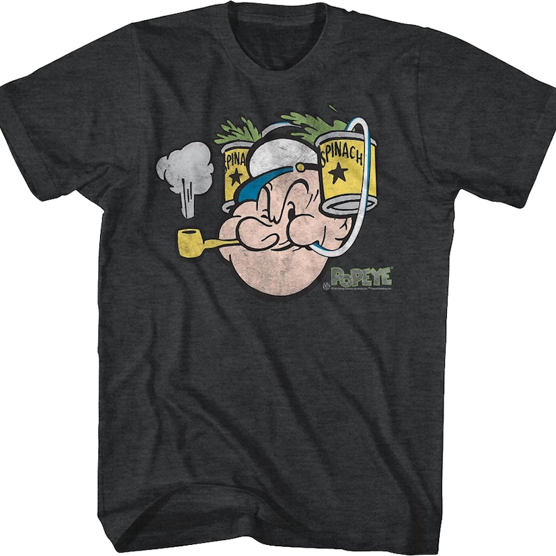 Popeye Spinach Hat T-Shirt