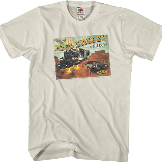 Postcard Back To The Future T-Shirt