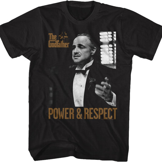 Power and Respect Godfather T-Shirt