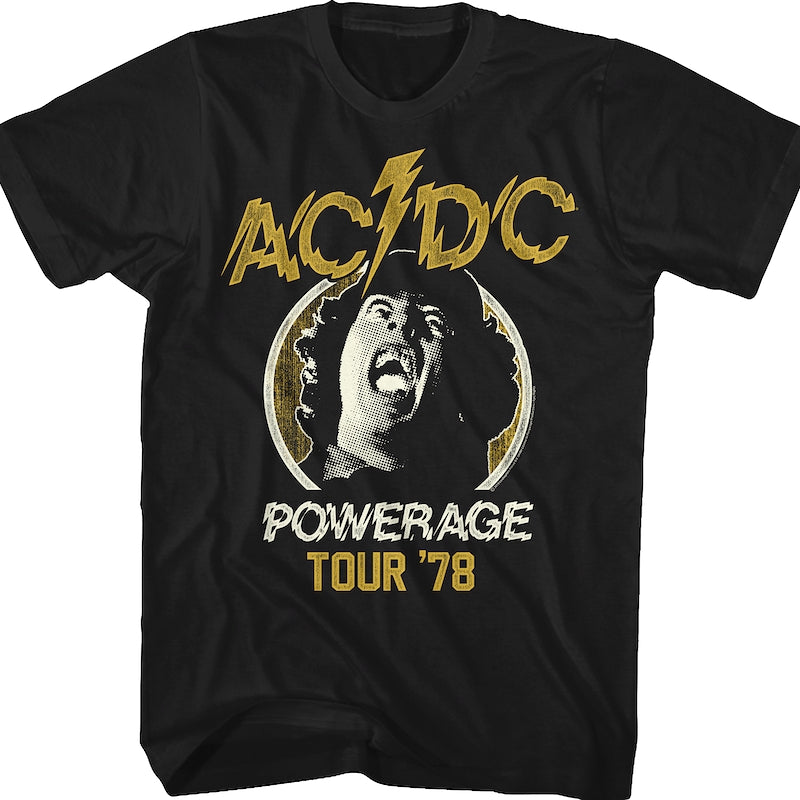 Powerage Tour '78 ACDC Shirt