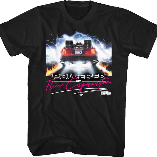 Powered By Flux Capacitor Back To The Future T-Shirt
