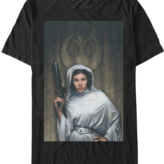 Princess Leia Painting Star Wars T-Shirt