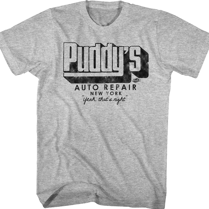 Seinfeld Puddys Auto Repair Shirt