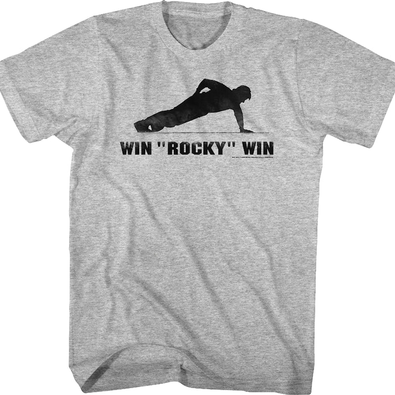 Pushup Win Rocky Win T-Shirt