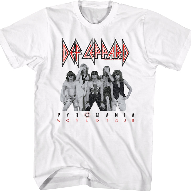 Pyromania World Tour Def Leppard T-Shirt