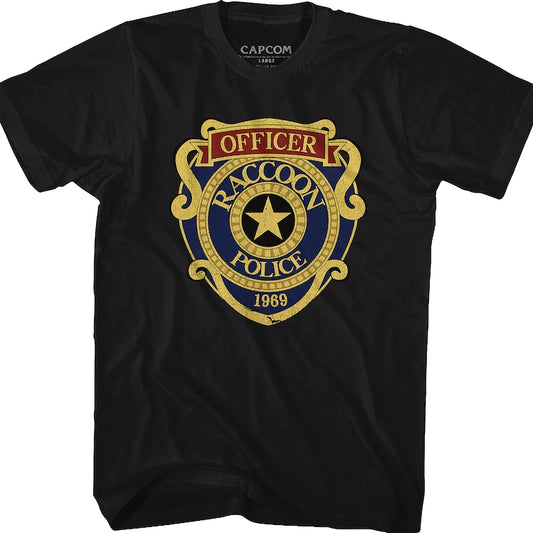 Raccoon City Police Badge Resident Evil T-Shirt