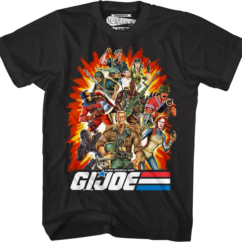 Real American Heroes Group GI Joe T-Shirt