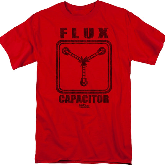 Red Flux Capacitor Back To The Future T-Shirt