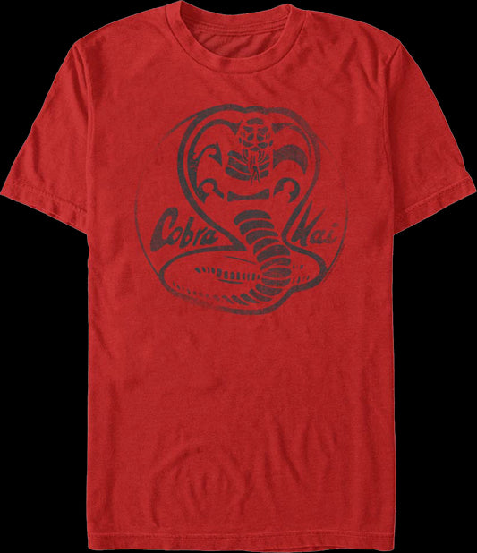 Red Logo Cobra Kai T-Shirt