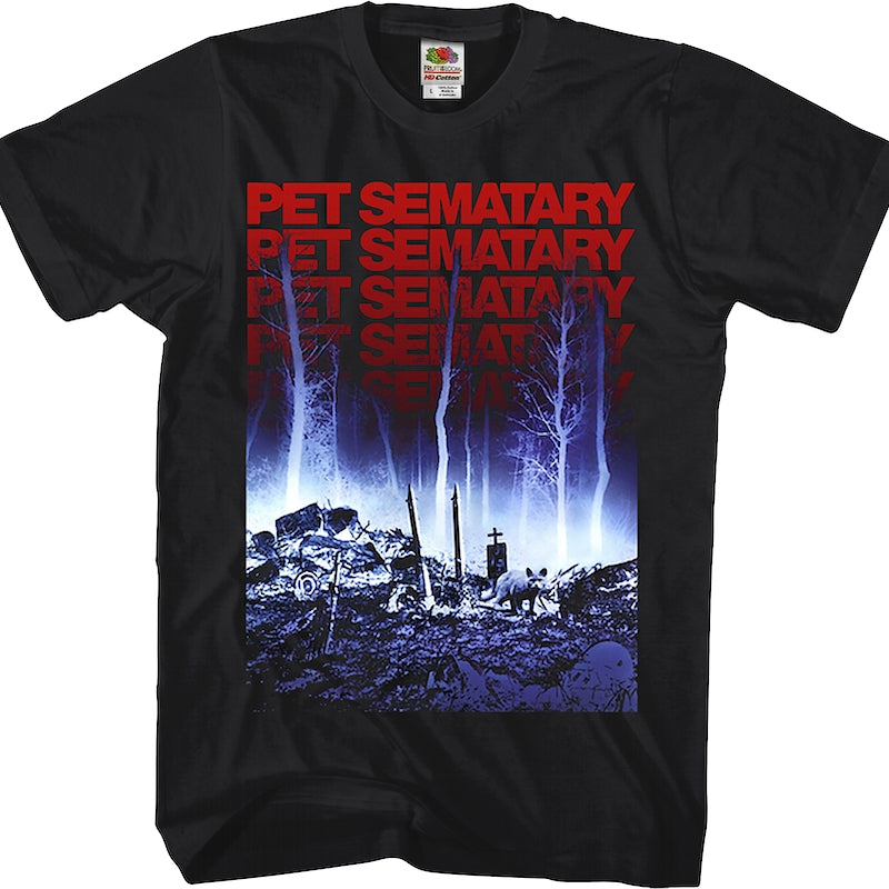 Repeating Logo Pet Sematary T-Shirt