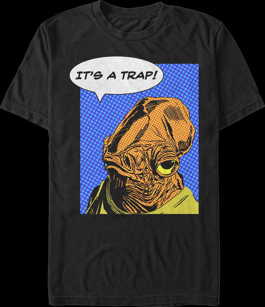 Retro Admiral Ackbar It's A Trap Star Wars T-Shirt