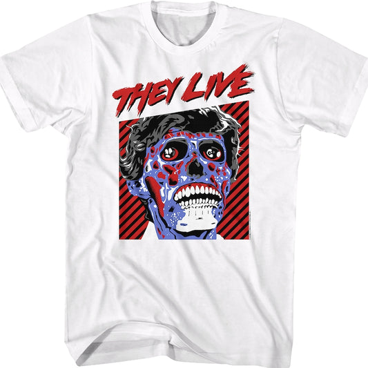 Retro Alien They Live T-Shirt