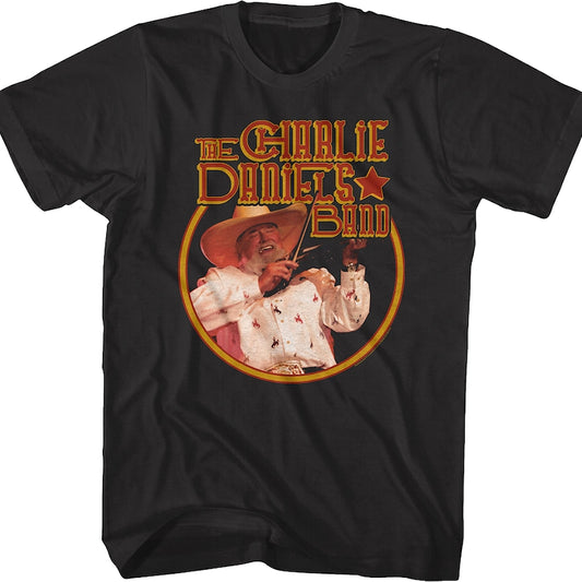 Retro Circle Charlie Daniels Band T-Shirt