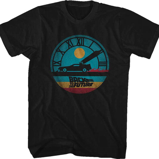 Retro Clock Back To The Future T-Shirt