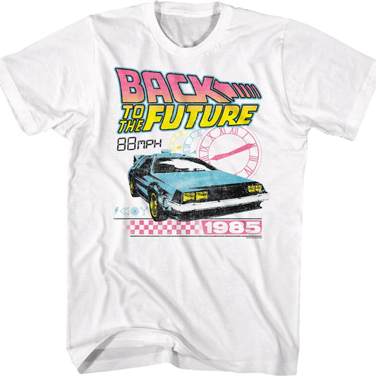 Retro Clocks Back To The Future T-Shirt